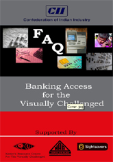 Banking access for the visually challenge: FAQ